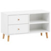 Schildmeyer Bank Bjarne weiß matt B/H/T: ca. 78,9x46,5x33 cm Schildmeyer Bank Bjarne weiß matt B/H/T: ca. 78,9x46,5x33 cm