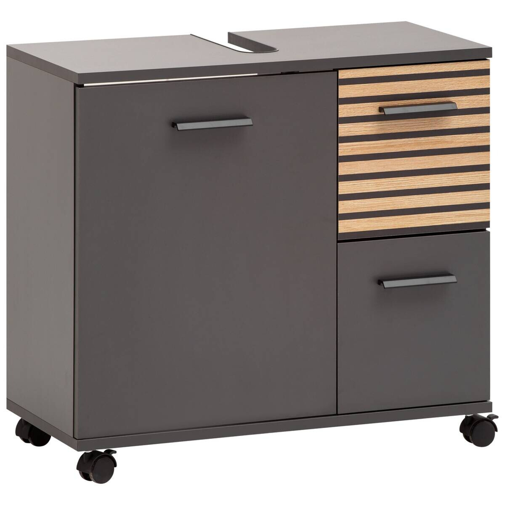 Waschbeckenunterschrank Katta
anthrazit B/H/T: ca. 65,1x60x32 cm