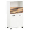 Schildmeyer Highboard Katta weiß matt B/H/T: ca. 59,8x110,5x32,6 cm