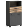 Schildmeyer Highboard Katta anthrazit B/H/T: ca. 59,8x110,5x32,6 cm