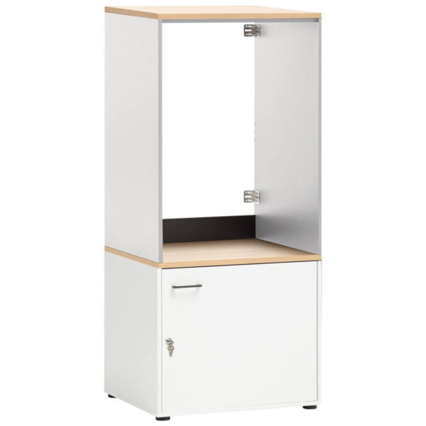 Schrank Solea
weiß matt Eiche hell Nachbildung B/H/T: ca. 67,1x154,7x60 cm