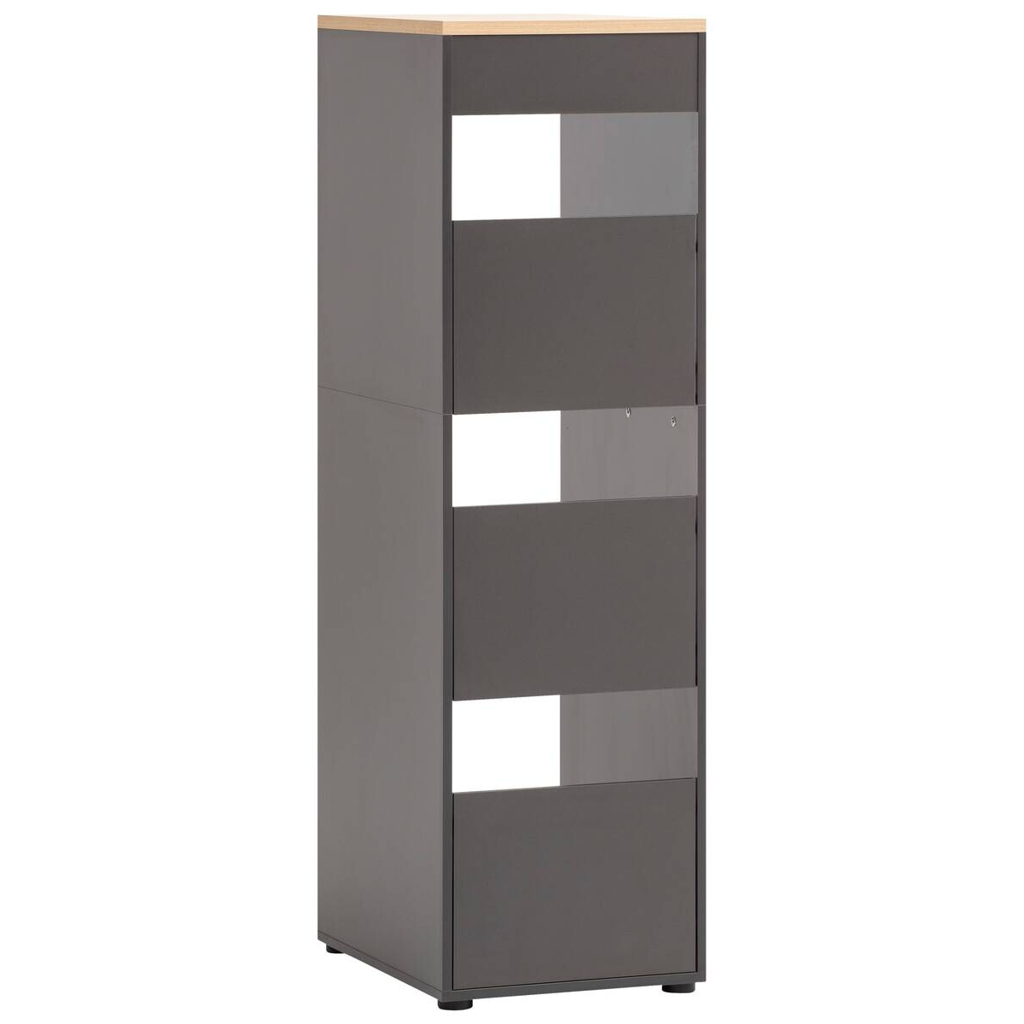 Hochschrank Solea
anthrazit Eiche hell Nachbildung B/H/T: ca. 45,1×154,7×60 cm