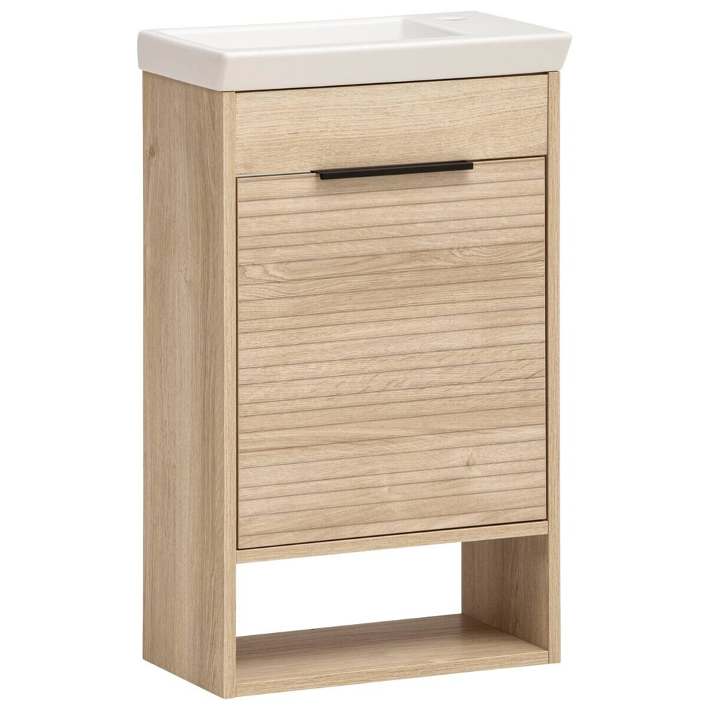 Waschplatz Mads
Eiche Nachbildung weiß B/H/T: ca. 45,5x78x27,5 cm