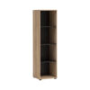 Möbelpartner Hochschrank Emmik schwarz matt Eiche Eiche weiß Nachbildung B/H/T: ca. 44,8x163,6x41 cm Möbelpartner Hochschrank Emmik schwarz matt Eiche Eiche weiß Nachbildung B/H/T: ca. 44,8x163,6x41 cm