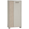 Möbelpartner Highboard Edno creme Eiche Nachbildung B/H/T: ca. 59,8x124x19,5 cm