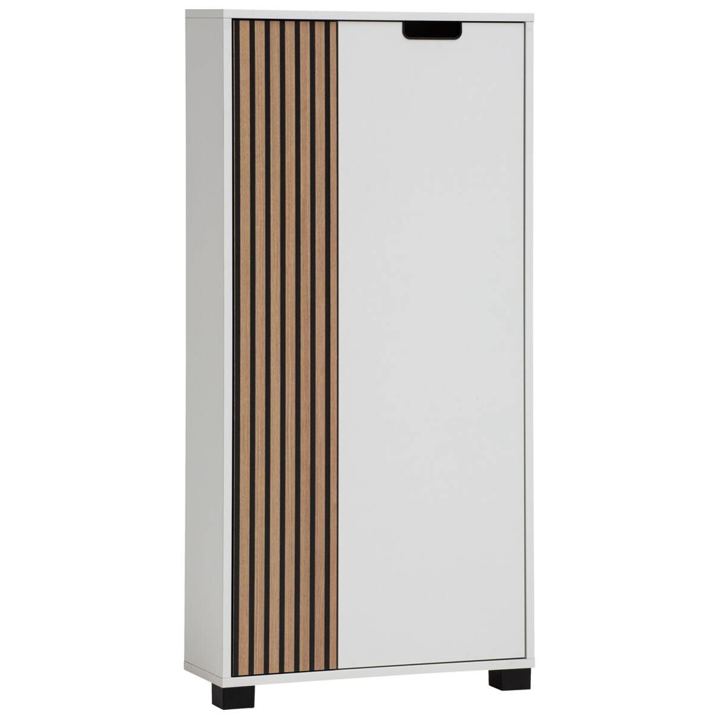 Möbelpartner Highboard Ryker weiß matt B/H/T: ca. 59,8x124x19,55 cm