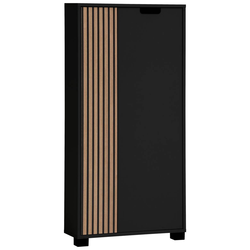 Möbelpartner Highboard Ryker schwarz matt B/H/T: ca. 59,8x124x19,55 cm