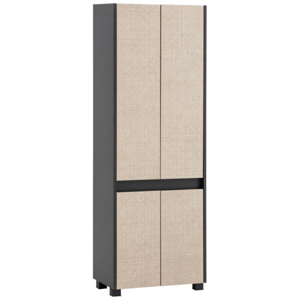 4027181125281 Hochschrank Sander
anthrazit Eiche Nachbildung B/H/T: ca. 56,9x164,5x33 cm