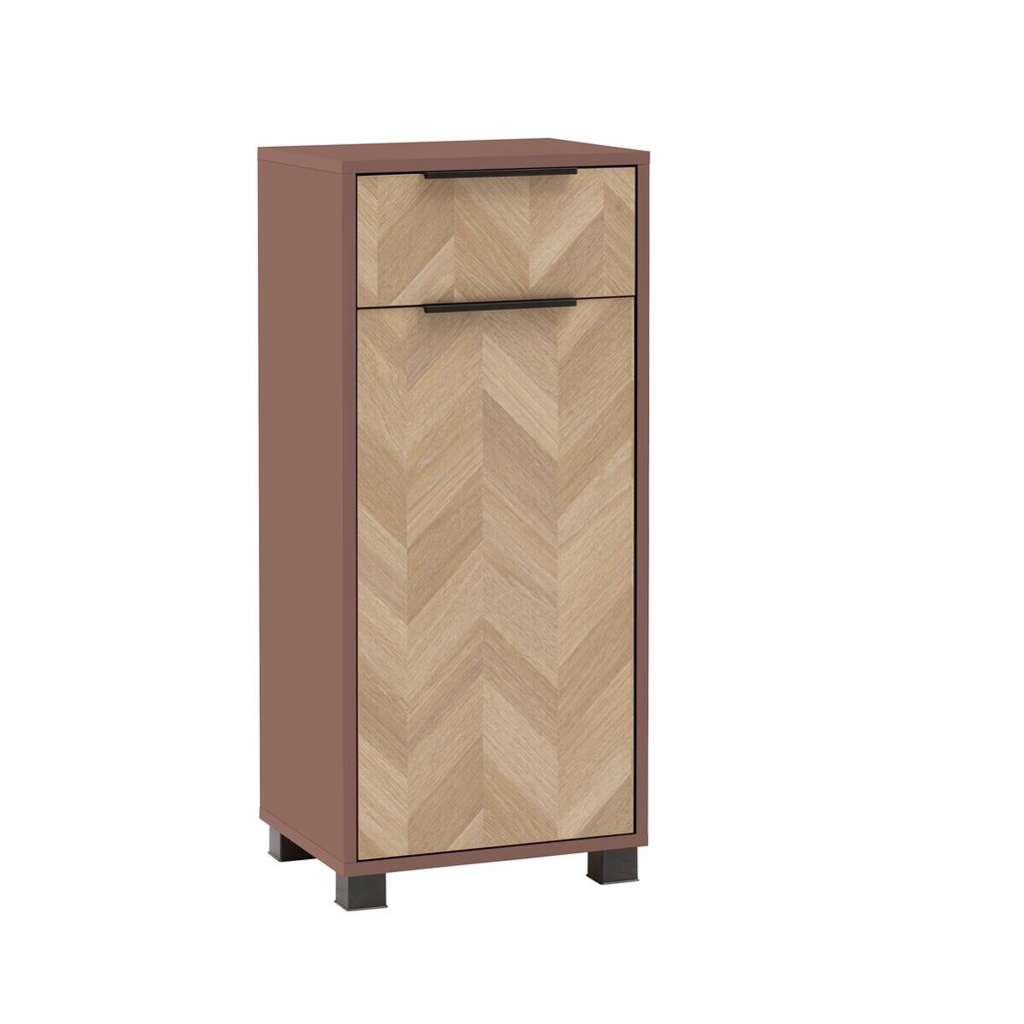 Schildmeyer Highboard Piazza mauve B/H/T: ca. 40,3x90,9x33,05 cm