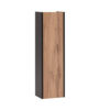 Schildmeyer Highboard Tonder Eiche Nachbildung mattschwarz B/H/T: ca. 30,2x106,1x23,4 cm