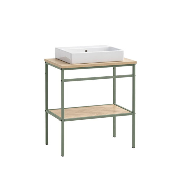 Waschbeckenunterschrank Lorna
Eiche Nachbildung B/H/T: ca. 70x89,2x45 cm
