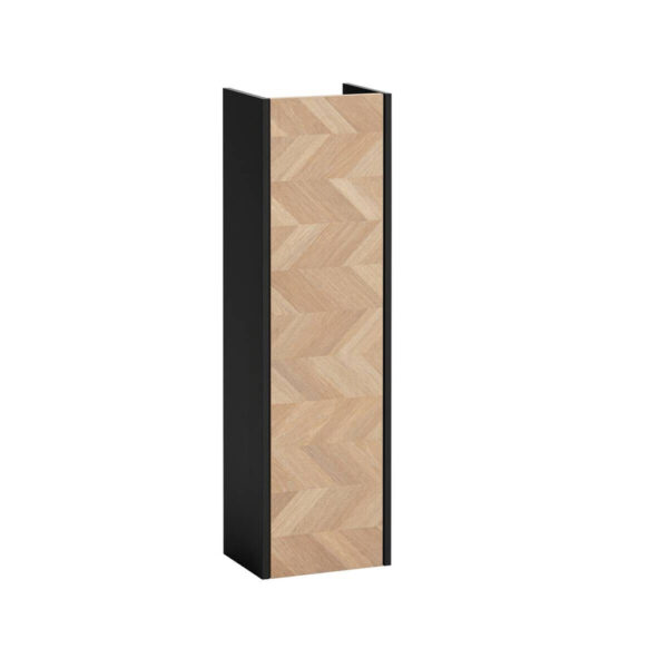 Schildmeyer Highboard Lorna mattschwarz Eiche Nachbildung B/H/T: ca. 30,2x106,1x23,4 cm Schildmeyer Highboard Lorna mattschwarz Eiche Nachbildung B/H/T: ca. 30,2x106,1x23,4 cm