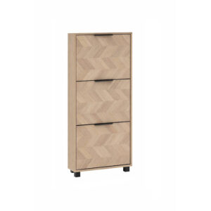 Schuhkipper Piazza, 3er Eiche Nachbildung B/H/T: ca. 59,8x124,5x19,55 cm