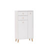 Schildmeyer Highboard Bjarne weiß B/H/T: ca. 60,2x103,4x33,05 cm Schildmeyer Highboard Bjarne weiß B/H/T: ca. 60,2x103,4x33,05 cm