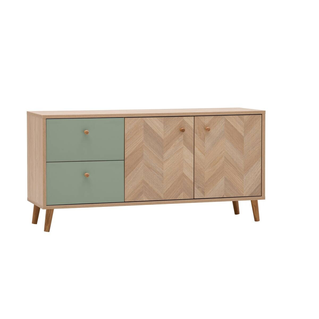 Schildmeyer Lowboard Visby Eiche Nachbildung Pistazie B/H/T: ca. 109x44,1x33,05 cm