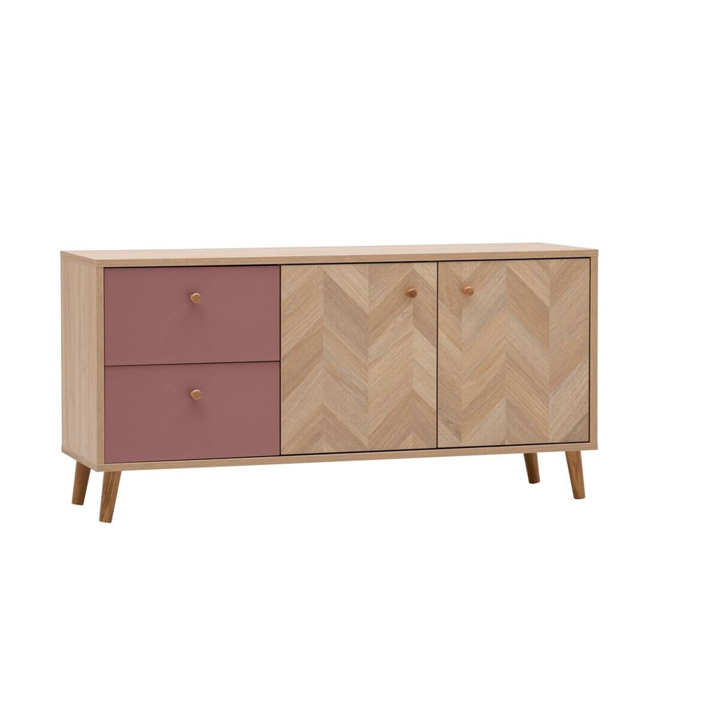 Schildmeyer Lowboard Visby Eiche Nachbildung mauve B/H/T: ca. 109x44,1x33,05 cm