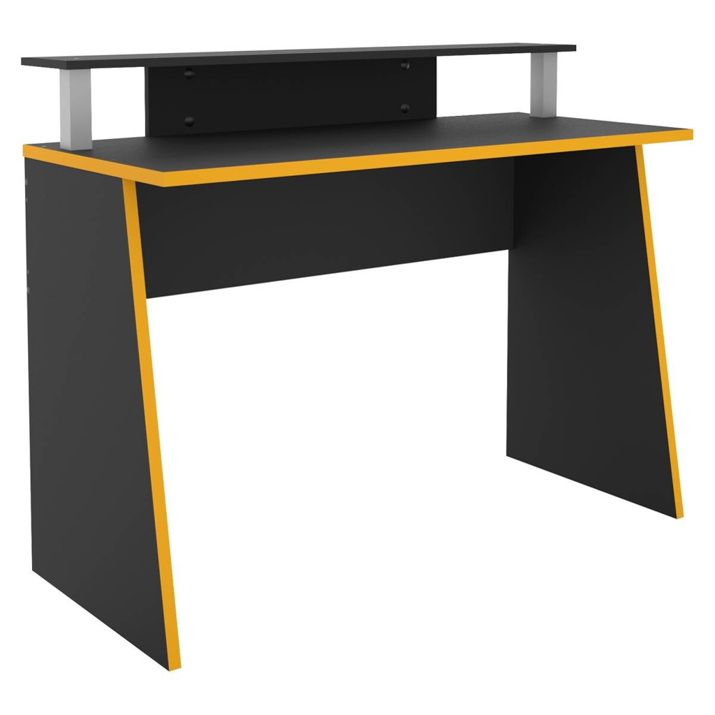 POCO Gaming-Schreibtisch anthrazit orange B/H/T: ca. 117x93x50 cm