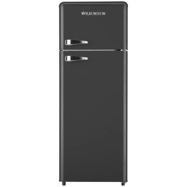 Wolkenstein Retro Kühl-/Gefrierkombination GK212.4RT B schwarz B/H/T: ca. 54,5x145,6x62,6 cm Wolkenstein Retro Kühl-/Gefrierkombination GK212.4RT B schwarz B/H/T: ca. 54,5x145,6x62,6 cm