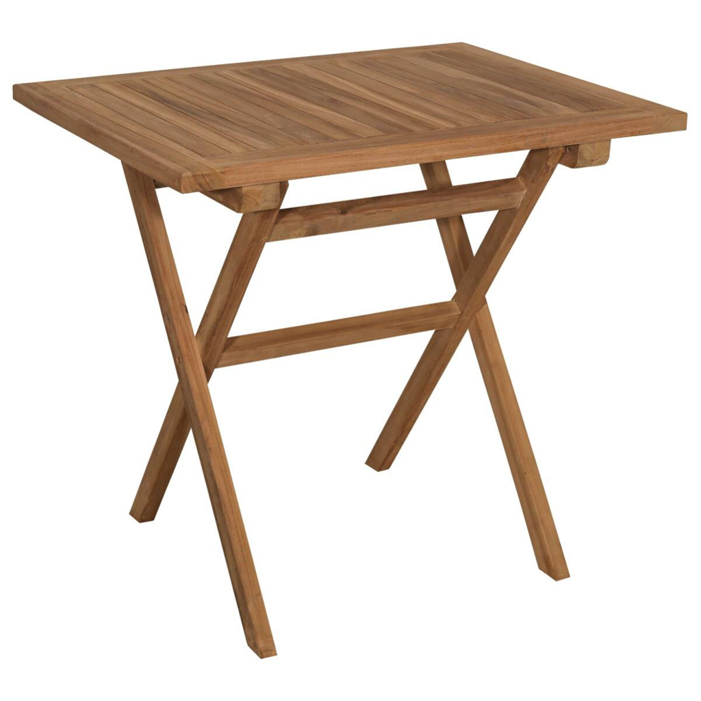 deVries Gartentisch Woodie natur Teakholz B/H/L: ca. 80x73x60 cm