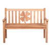 deVries Gartenbank Woodie natur Teakholz B/H/T: ca. 120x89x60 cm deVries Gartenbank Woodie natur Teakholz B/H/T: ca. 120x89x60 cm