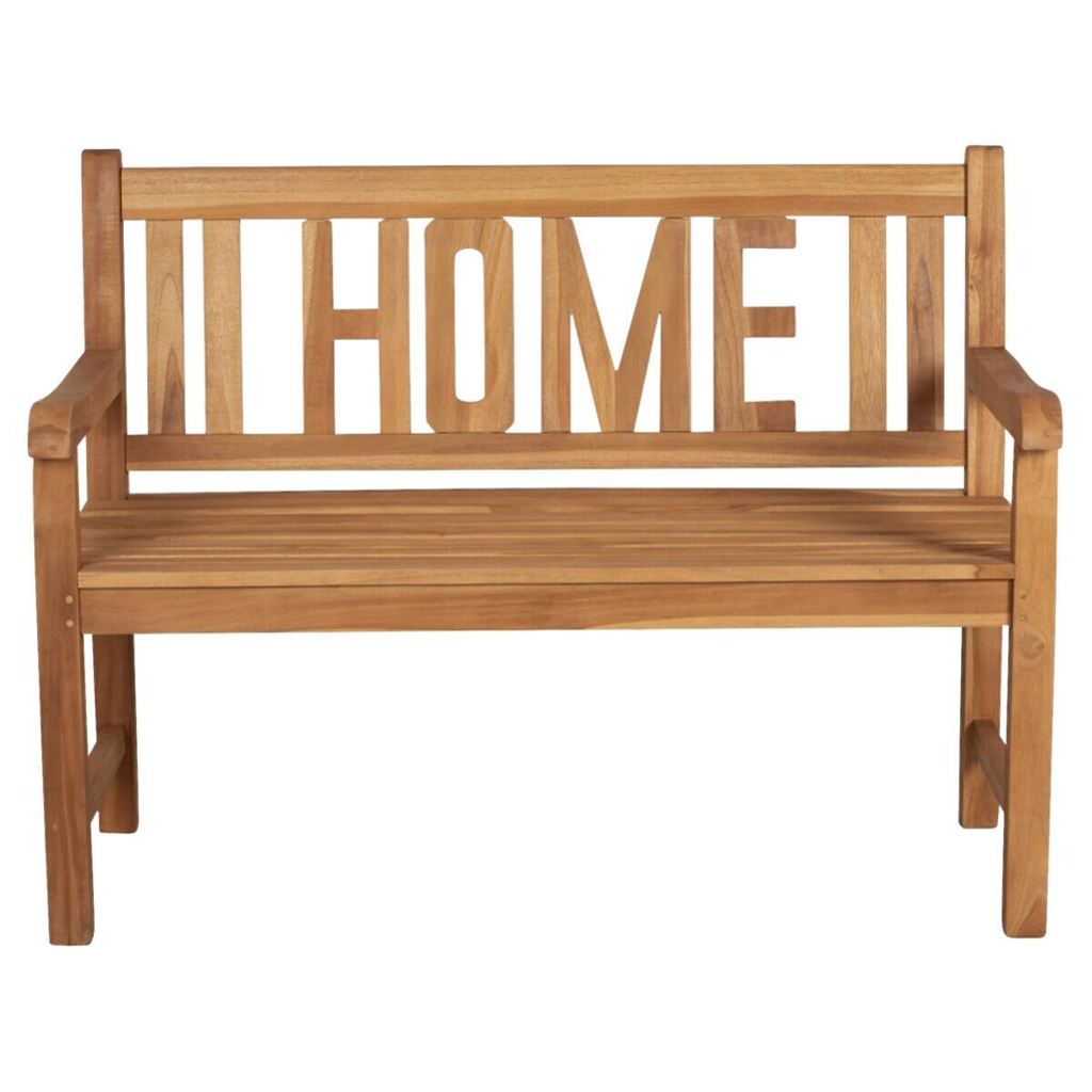 deVries Gartenbank Woodie natur Teakholz B/H/L: ca. 60x89x120 cm
