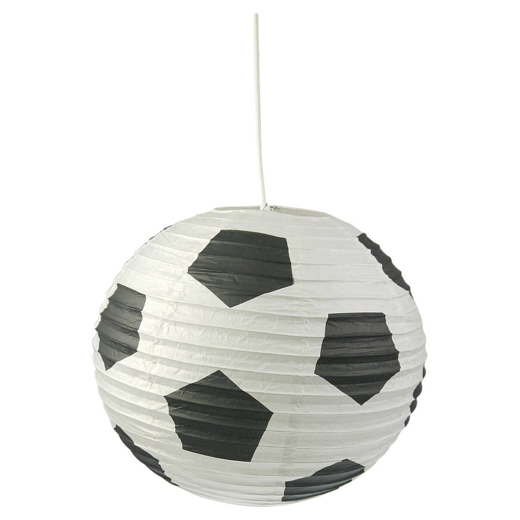 Niermann Pendelleuchte Fußball
weiß schwarz Papier D: ca. 40 cm