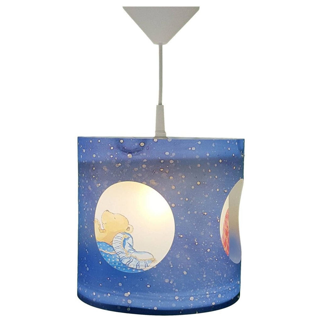 Niermann Dreh-Pendelleuchte Bärchen
blau Kunststoff D: ca. 25 cm E27 1 Brennstellen