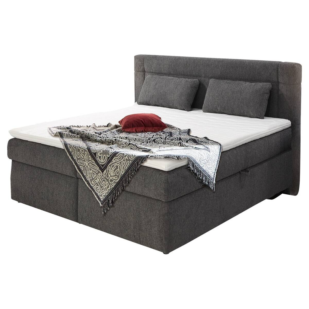 POCO Boxbett dunkelgrau Liegefläche B/L: ca. 200x180 cm
