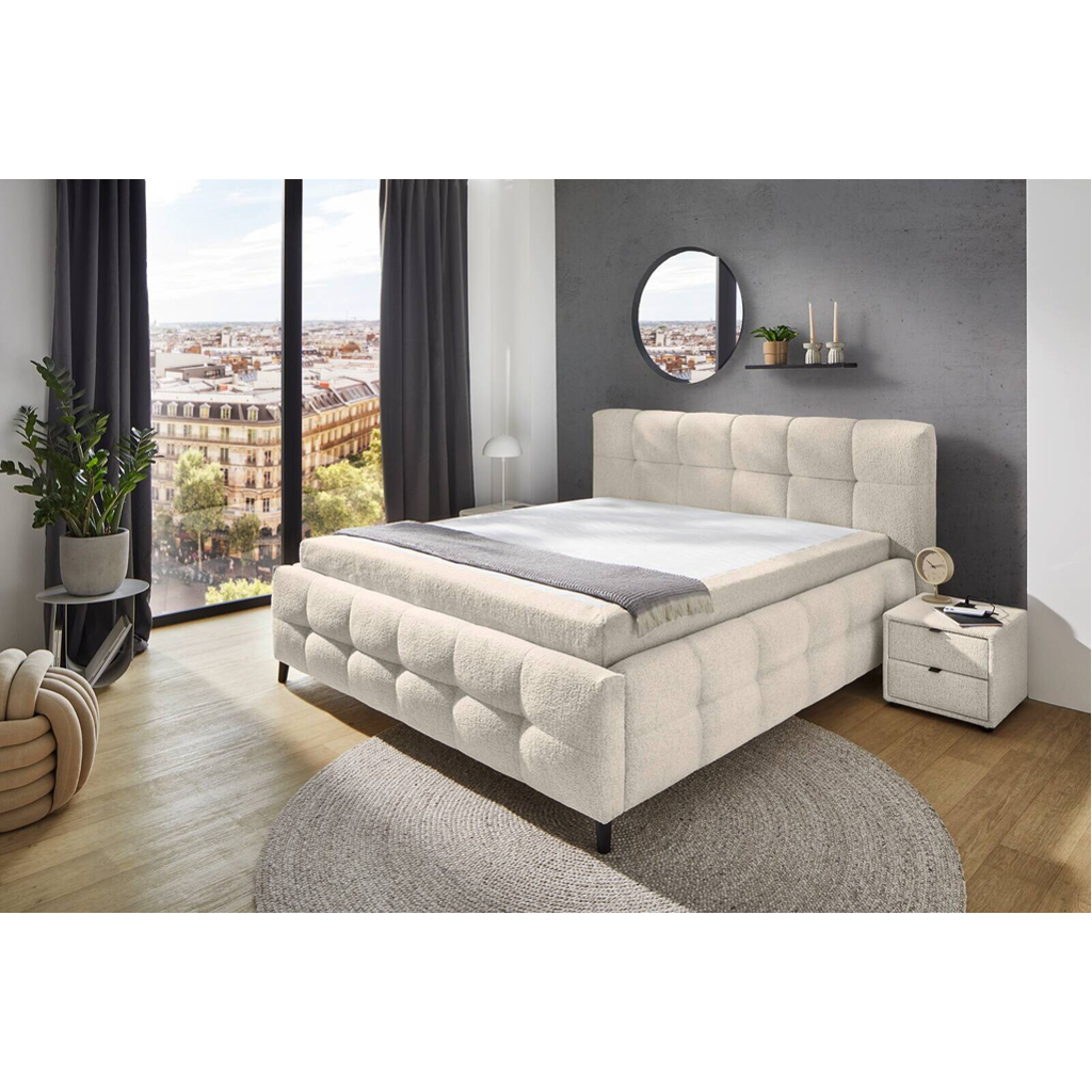 POCO Polsterbett beige Liegefläche B/L: ca. 180x200 cm