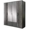 POCO Kleiderschrank Duisburg Graphit B/H/T: ca. 180x199x58 cm