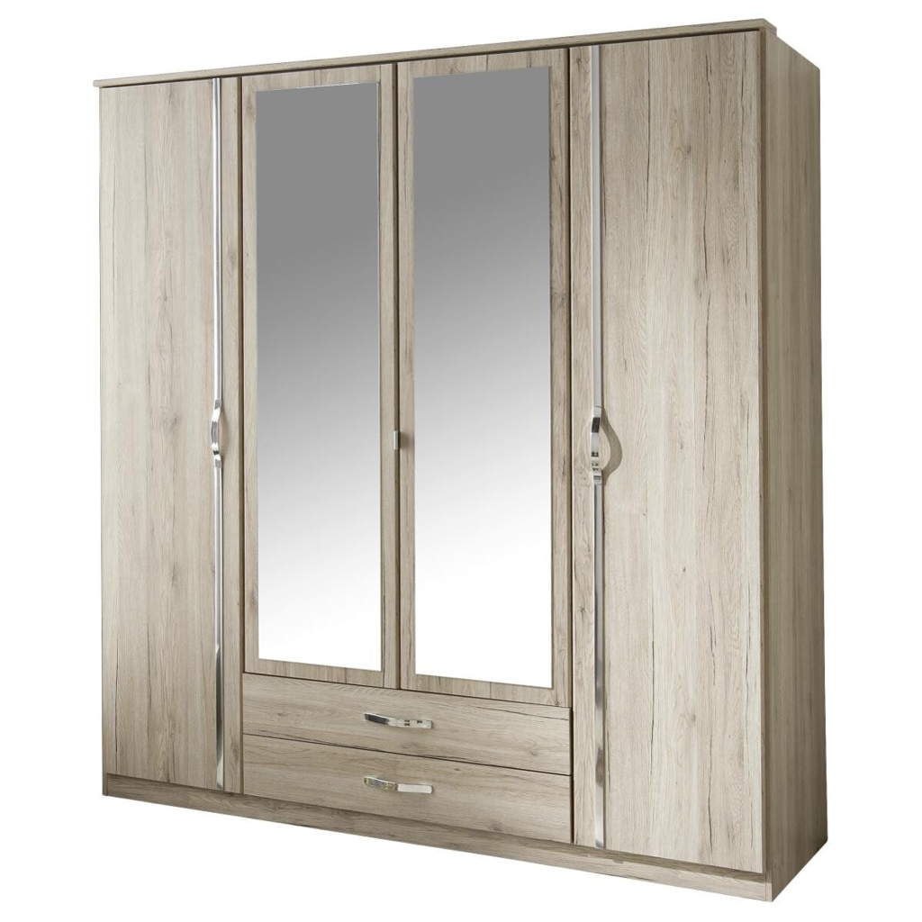 POCO Kleiderschrank Duo San-Remo Nachbildung B/H/T: ca. 180x198x58 cm