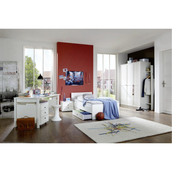 POCO Jugendbett Filou Alpinweiß Liegefläche B/L: ca. 90x200 cm