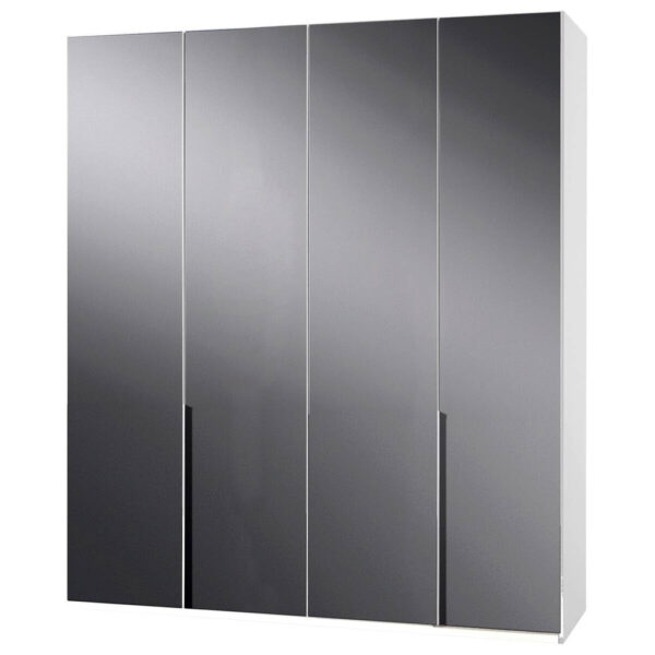 POCO Kleiderschrank New York C Alpinweiß B/H/T: ca. 180x236x58 cm