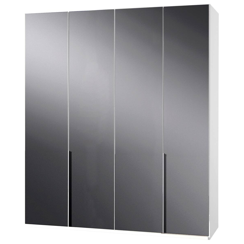 POCO Kleiderschrank New York C Alpinweiß B/H/T: ca. 180x236x58 cm