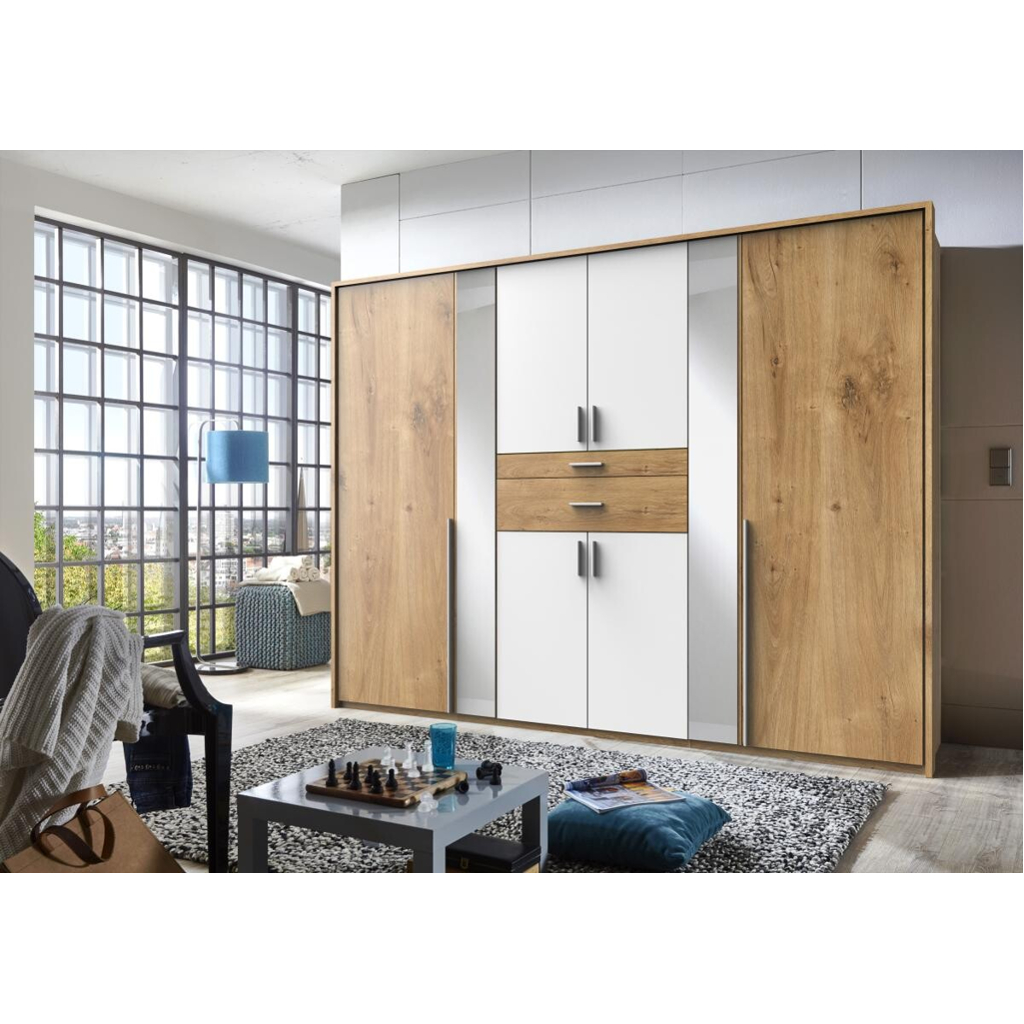 POCO Kleiderschrank Odessa Eiche Nachbildung B/H/T: ca. 270x208x58 cm