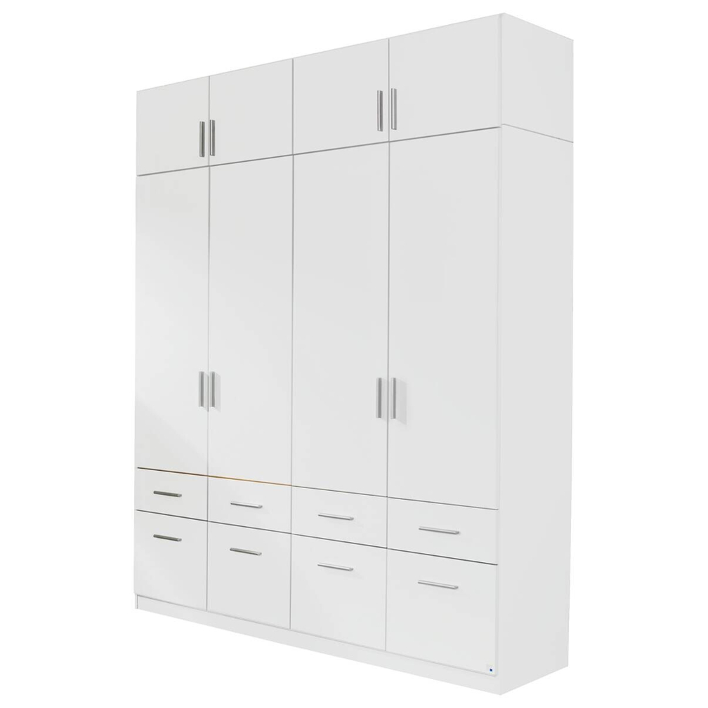 POCO Kleiderschrank Celle weiß B/H/T: ca. 181x197x54 cm