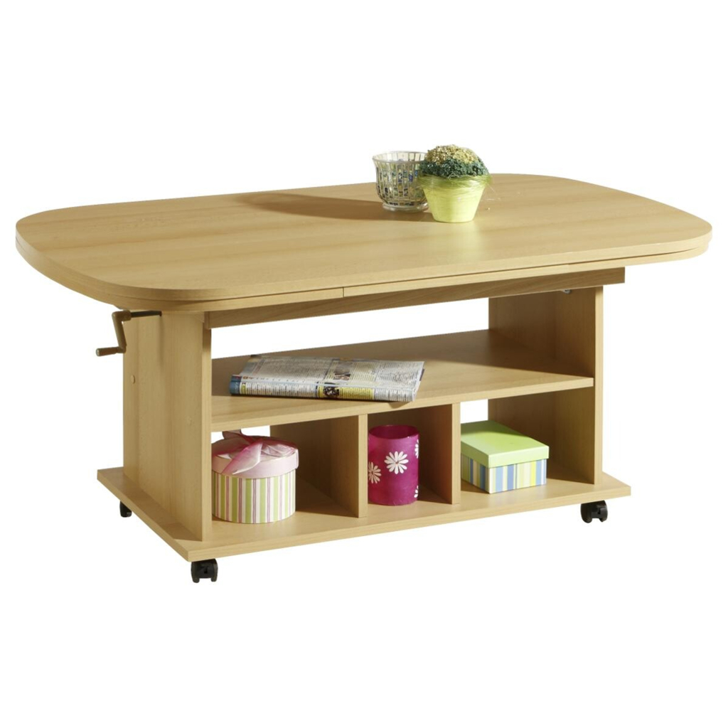 Hela Couchtisch Babsi III buche Nachbildung B/H/T: ca. 107x53x67 cm