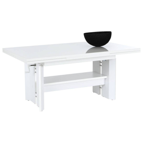 Hela Couchtisch DARIO weiß Holzwerkstoff B/H/T: ca. 110x50x68 cm Hela Couchtisch DARIO weiß Holzwerkstoff B/H/T: ca. 110x50x68 cm