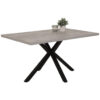 Hela Esstisch CLEO I Beton Optik anthrazit B/H/T: ca. 140x76x90 cm