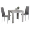 POCO Tischgruppe duo grau Beton Optik B/H/T: ca. 80x75x80 cm