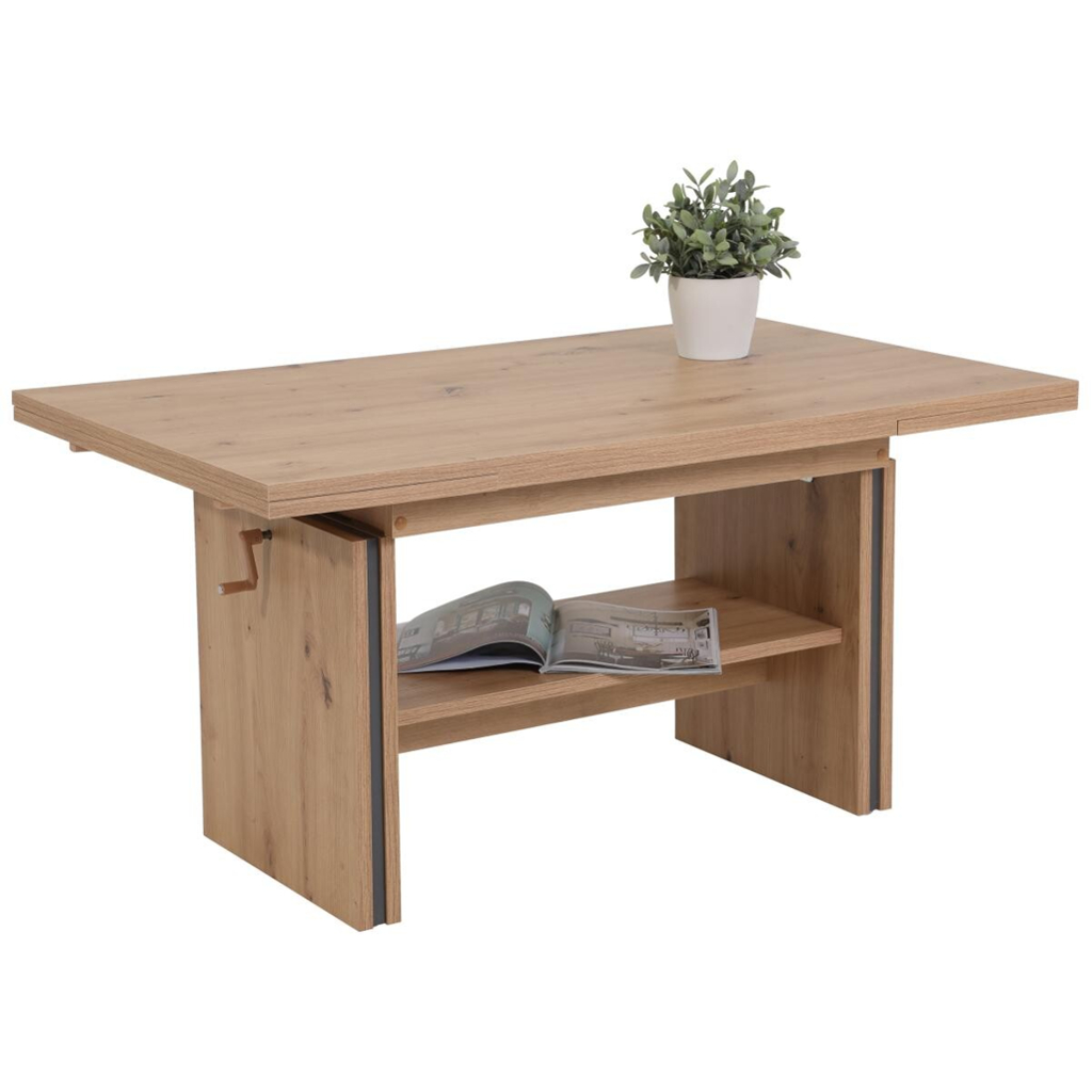 POCO Couchtisch Hilmar Eiche Artisan Nachbildung B/H/T: ca. 110x56x67 cm