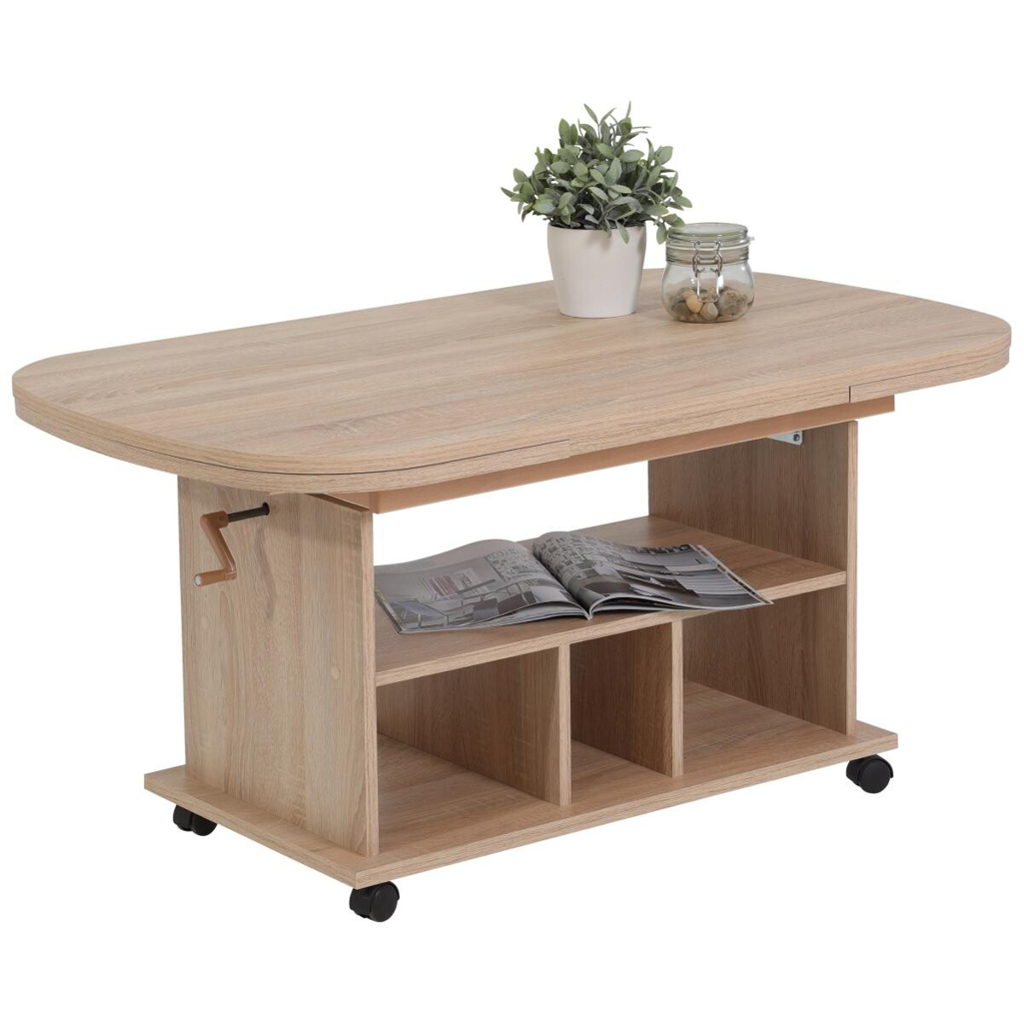 Hela Couchtisch Babsi III Eiche Sonoma Nachbildung B/H/T: ca. 107x53x67 cm