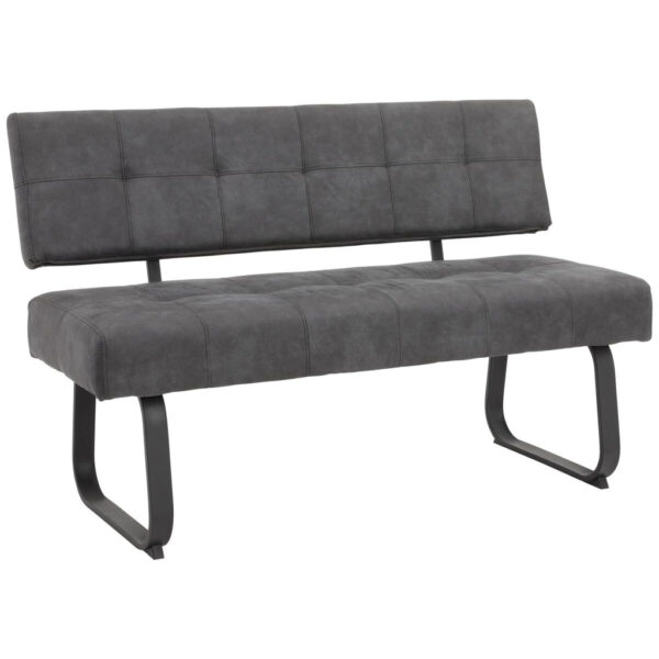 Hela Sitzbank Luise I B anthrazit Vintage B/H/T: ca. 140x90x64 cm