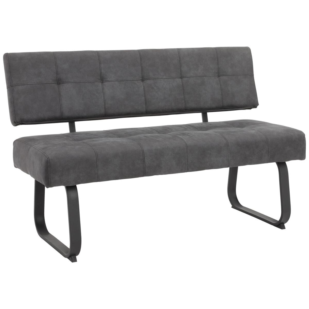 Hela Sitzbank Luise I B anthrazit Vintage B/H/T: ca. 140x90x64 cm
