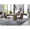 Hela Essgruppe Paula III schlamm Microfaser B/H/T: ca. 220x76x90 cm