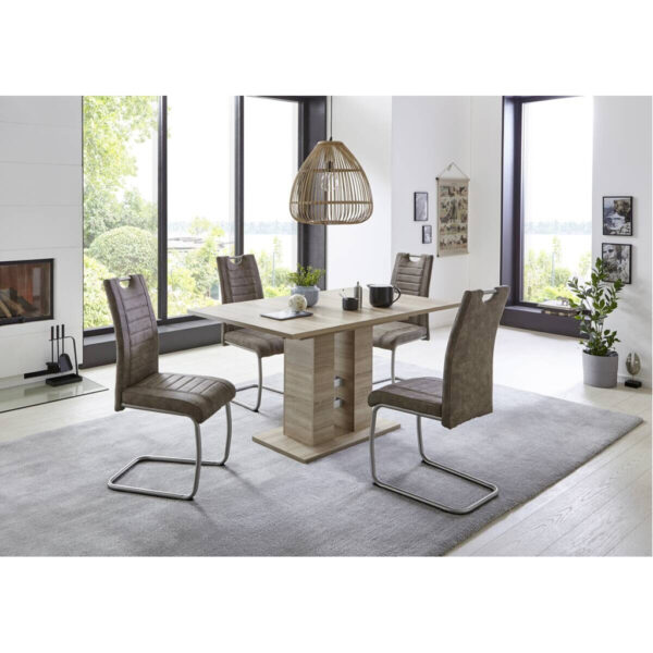 Hela Essgruppe Ulla Eiche schlamm Holzwerkstoff B/H/T: ca. 220x76x90 cm Hela Essgruppe Ulla Eiche schlamm Holzwerkstoff B/H/T: ca. 220x76x90 cm