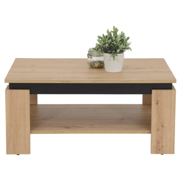 Hela Couchtisch TIM II Eiche dunkel B/H/T: ca. 90x41x60 cm Hela Couchtisch TIM II Eiche dunkel B/H/T: ca. 90x41x60 cm