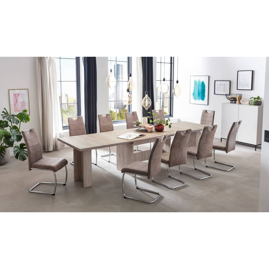 Hela Essgruppe Lia II Eiche beige B/H/T: ca. 320x76x90 cm