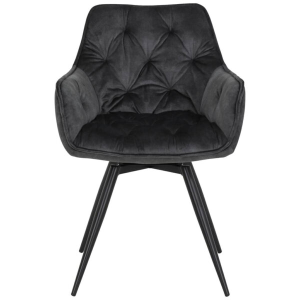 Hela Sessel FLORENTINA S anthrazit Velourstoff B/H/T: ca. 56x82x63 cm Hela Sessel FLORENTINA S anthrazit Velourstoff B/H/T: ca. 56x82x63 cm