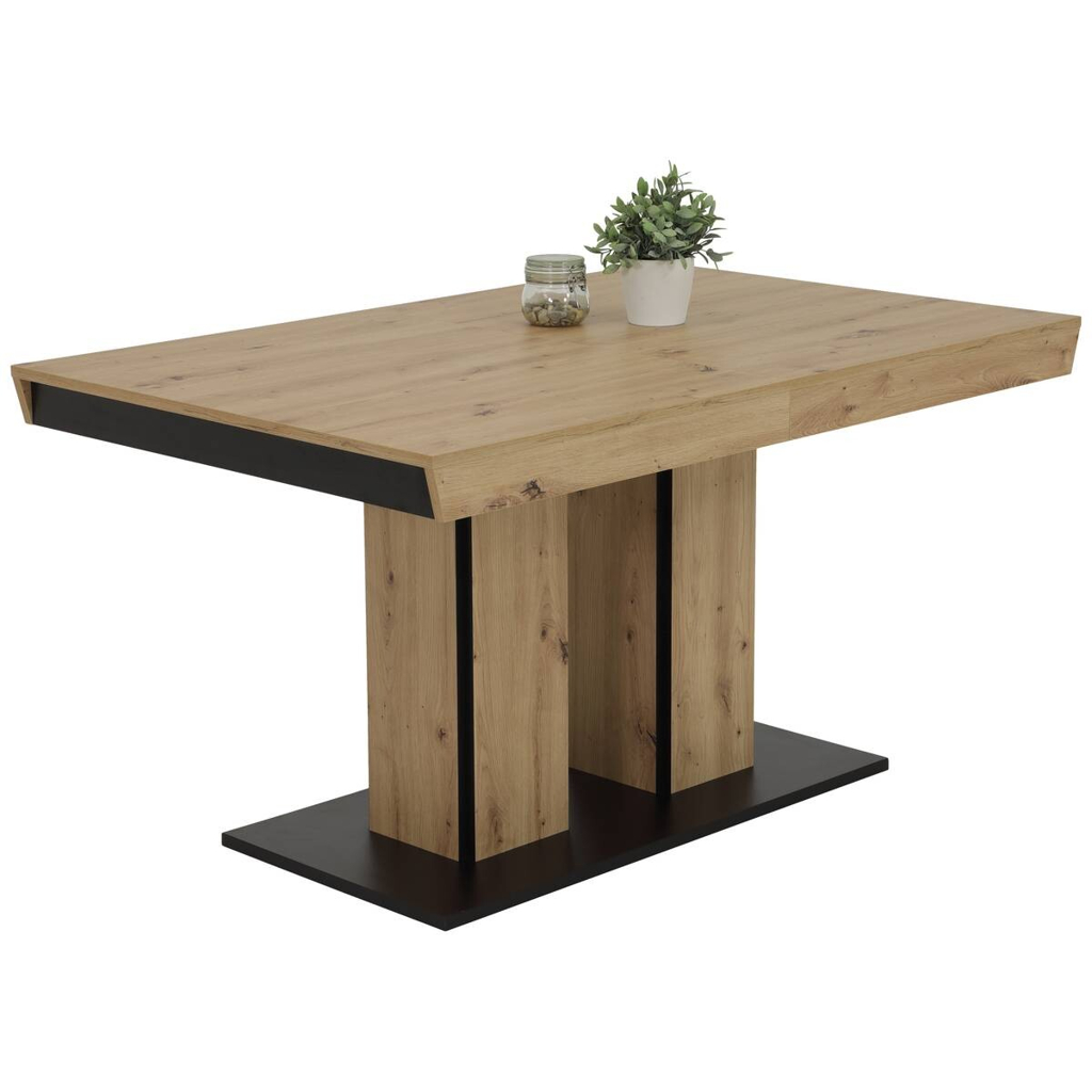 Hela Esstisch AGNES T Eiche Artisan Optik B/H/T: ca. 140x76x90 cm
